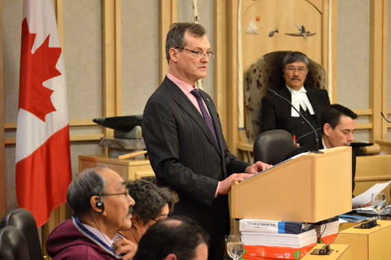 Finance Minister Keith Peterson told the legislature May 31 that he hopes to hold consultations in Nunavut soon in advance of drafting legislation to support federal laws on marijuana, which is expected to be come legal in Canada by June 2018. (FILE PHOTO)