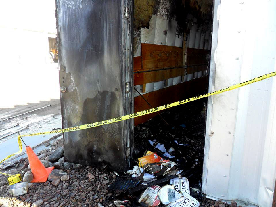 A fire Aug. 30 in the Kugaaruk fire hall caused up to $30,000 in damages, but the Kitikmeot community's fire truck, which helped fight the Feb. 28 Kugaardjuq School fire, survived. (PHOTO BY VINCENT NINGARK)
