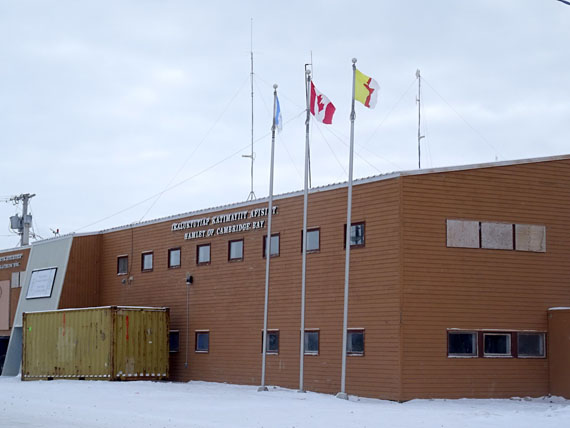 There will be no more poker club gatherings held on the second floor of the former municipal building in Cambridge Bay. That's after a fire marshal's report recently cited possible risks, including a dangerous electrical system and a lack of sprinklers. The hamlet now plans to seek more money to add to the $4.2 million already earmarked for mould remediation in the building, which also houses an exercise room, arena and curling rink. The hamlet wants to renovate the old office, lay a cement floor at the arena and repurpose the curling rink into a recreational area for youth.  (PHOTO BY JANE GEORGE)