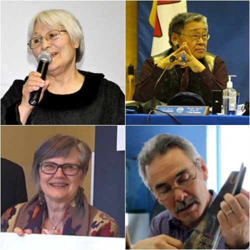 Some of the Canada 150 medal winners include (clockwise from left) Miriam Aglukkaq, James Eetoolook, Jimmy Manning and Heather Daley. (FILE PHOTOS) 