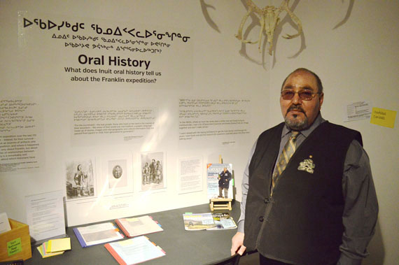 Inuit oral historian Louis Kamookak of Gjoa Haven, shown last January at the Nunatta Sunakkutaangit Museum in Iqaluit, will become an Officer of the Order of Canada, following a Dec. 29 announcement of new appointees to the Order by Governor General Julie Payette. (FILE PHOTO)