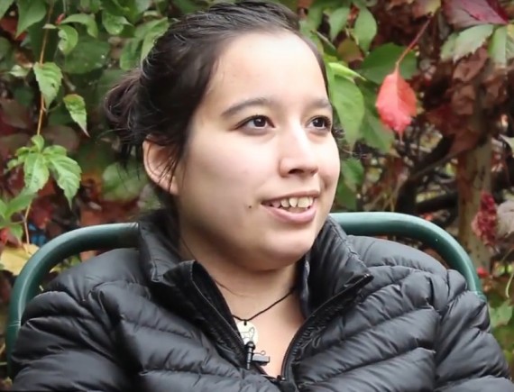 Kelsey Budden of Arviat is a mother of two studying aboriginal self-government and administration at Red River College in Winnipeg. In a video recorded for Smart Saver, a non-profit that helps low-income families tap into government programs aimed at encouraging post-secondary attendance, she spoke about how 