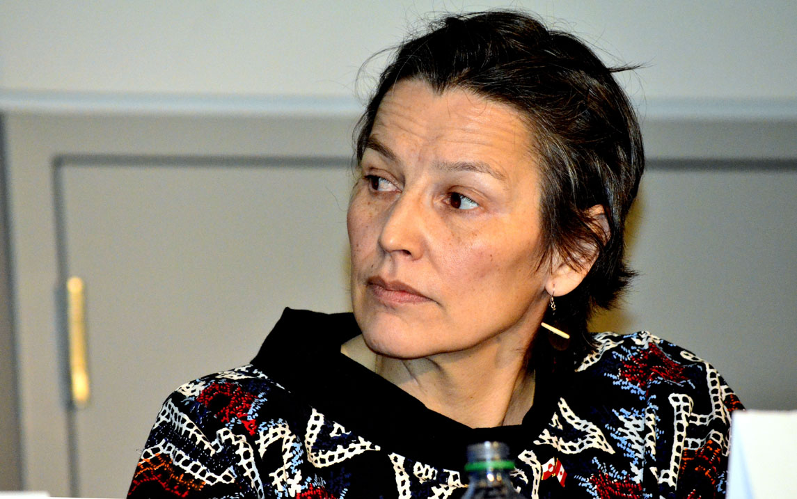 Suka Fredriksen, the minister of independence, foreign affairs and agriculture for the government of Greenland, said her country is expanding its maritime shipping capacity, through a container port at Nuuk and a joint venture between Royal Arctic Line and Iceland's Eimskip, to create trade links with Nova Scotia, Newfoundland, Labrador and Boston. (PHOTO BY JIM BELL)