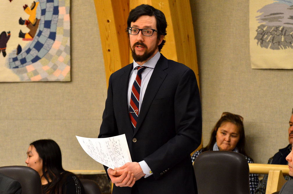 John Main, the MLA for Arviat North-Whale Cove, said March 7 that a bad devolution deal with Ottawa could leave the Nunavut government worse off than it is now. (PHOTO BY STEVE DUCHARME)