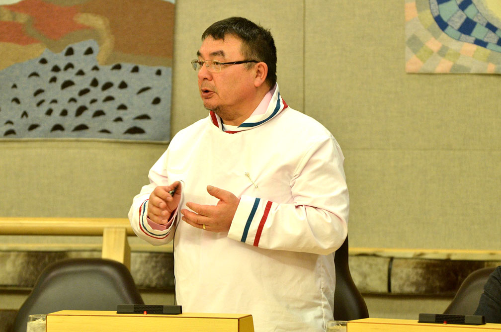 Aivilik MLA Patterk Netser said he wants to discuss Nunavut cannabis regulations and the quality of education at Nunavut schools during the spring sitting of the legislature. (FILE PHOTO)