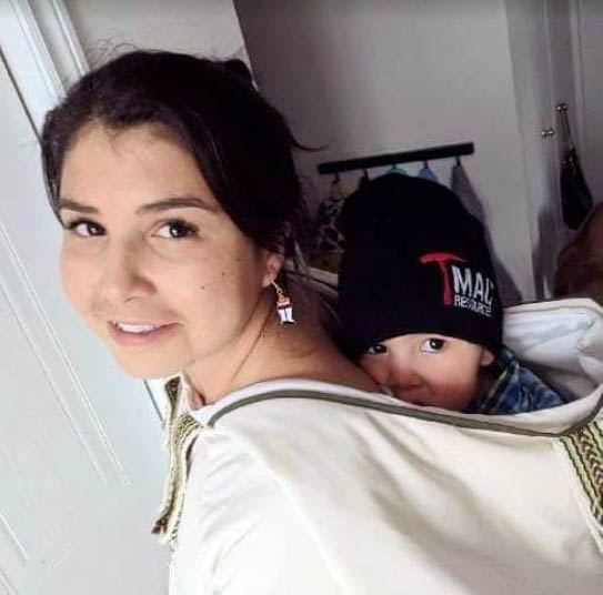 Tina DeCouto of Iqaluit is one of this year’s Jane Glassco fellows for 2018–2019, pictured here with her young son. (HANDOUT PHOTO)