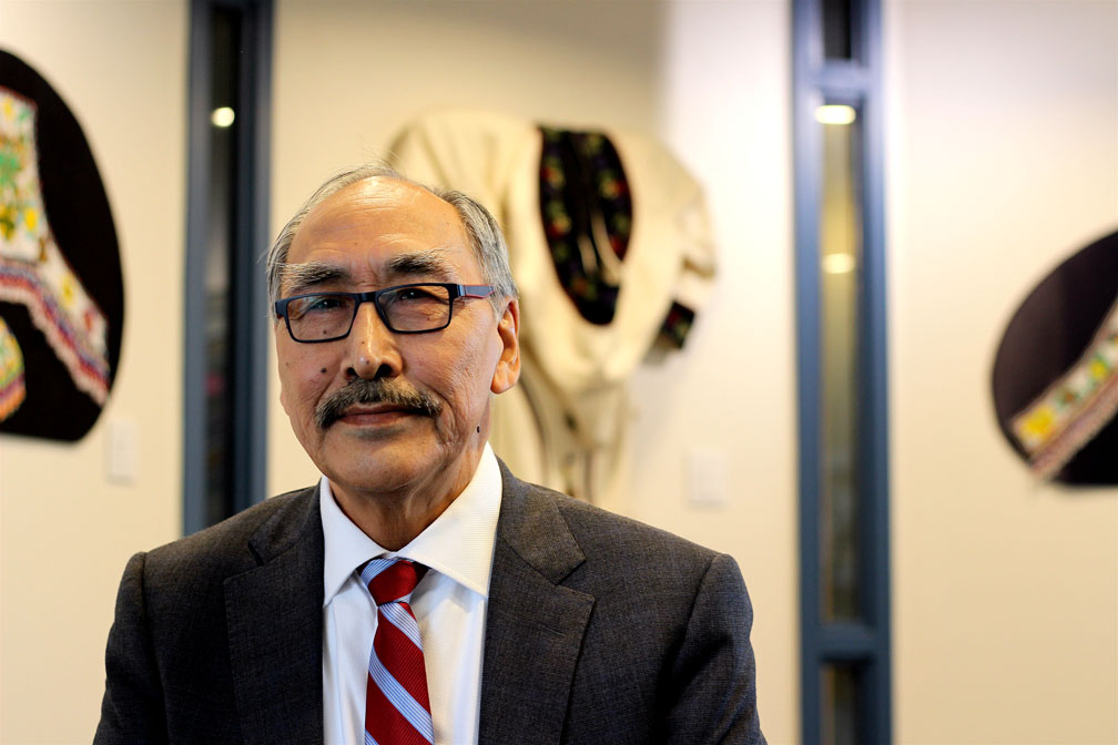 Premier Paul Quassa said his government has doubled the amount of money available for GN employee language training. The money flows from the federal government and through Nunavut's Department of Culture and Heritage. (PHOTO BY BETH BROWN)