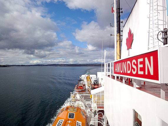 The Amundsen is the only Canadian Coast Guard icebreaker dedicated to scientific research. (FILE PHOTO)
