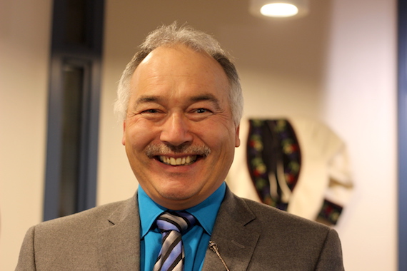 Meet Nunavut's new premier, Joe Savikataaq, 57, beaming in the foyer of the legislature shortly after he won the premiership over Rankin Inlet South MLA Lorne Kusugak in a second ballot vote on Thursday evening. Before being elected to the Nunavut legislature in 2013, Savikataaq, a wildlife officer, served on Arviat’s hamlet council for about 20 years. Under former premier Paul Quassa, Savikataaq served as environment minister. Savikataaq came out strongly in favour of education during the long question period leading up to the vote that selected him as premier. “We want all the Nunavummiut to be educated at the same level,” he said. ”We don’t want a second-tier system in Nunavut.” (PHOTO BY BETH BROWN) 