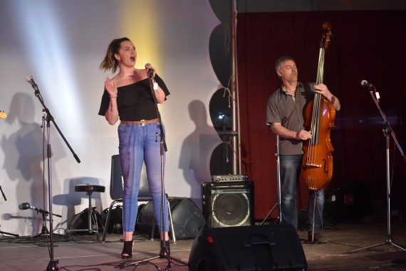 Late on Saturday, June 30, the Nunavut's Got Talent show gave several artists an opportunity to showcase their music and arts skills. This year, there were four winners, but the first prize of $1,000 went to Iqaluit newcomer Mandy Browne, who is originally from Ireland and sang an Amy Winehouse cover that the judge said could have blown the roof off the tent if it wasn't tied down. (PHOTO BY COURTNEY EDGAR)