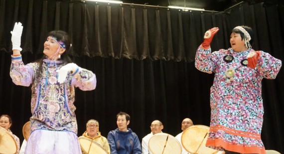 Dancers from Chukotka, Russia, perform at last week’s general assembly of the Inuit Circumpolar Council in Utqiagvik, formerly known as Barrow, Alaska. (PHOTO COURTESY OF YERETH ROSEN/ARCTIC TODAY)