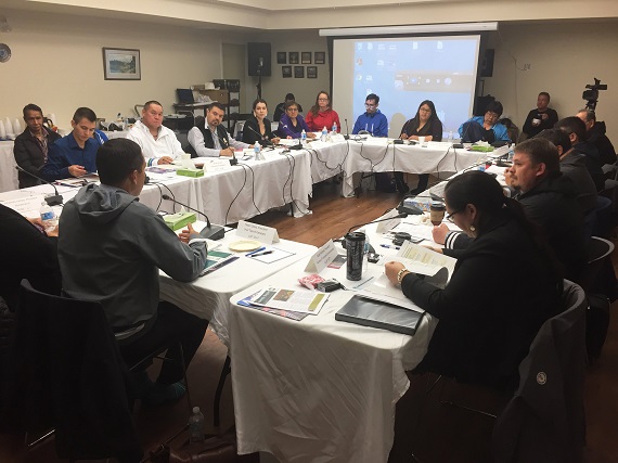 ITK board members meet in Inuvik on Aug. 15, where they decided to strike a committee later this year to review the organization’s election bylaws and procedures. (PHOTO COURTESY OF ITK)