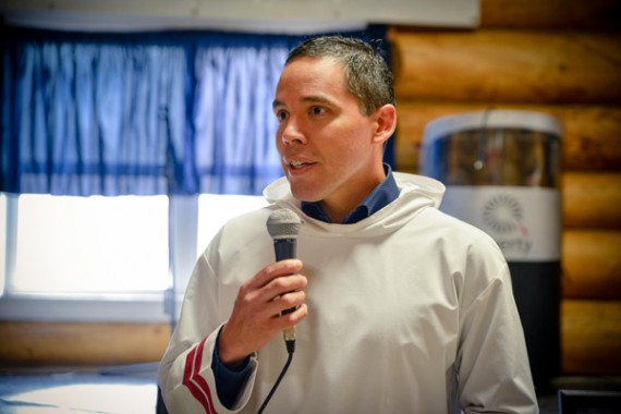Natan Obed has been re-elected as president of Inuit Tapiriit Kanatami, as decided by the organization's voting delegates at its annual general meeting in Inuvik on Thursday, Aug. 16. Read more later at Nunatsiaq.com. (PHOTO COURTESY OF ITK)