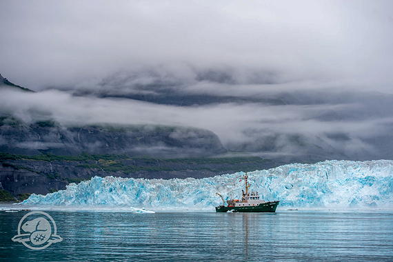 Heavy ice this summer kept the RV David Thompson from travelling quickly to the wreck of the HMS Erebus. (PHOTO COURTESY OF PARKS CANADA)