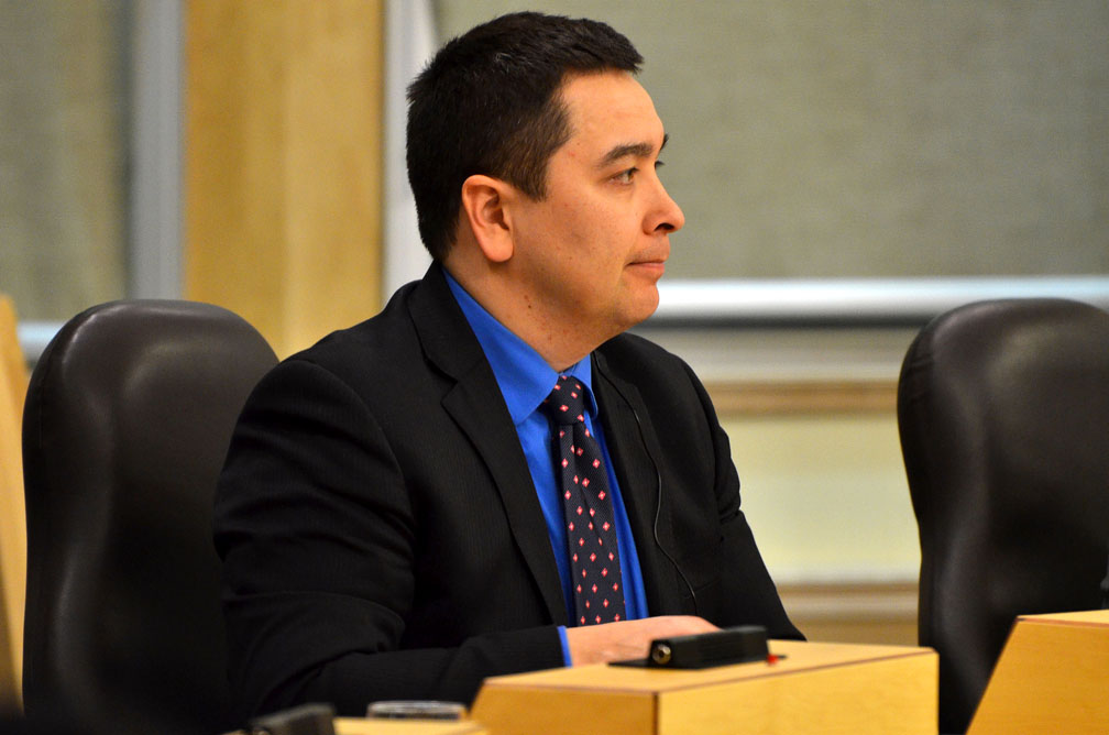 David Joanasie, Nunavut's minister of education, told the legislature on Oct. 25 that his department's headcount of students in Iqaluit was off by just one kindergarten student. The Iqaluit District Education Authority, meanwhile, contends the count was off by 44 students, and that as a result, the city has been shortchanged funding for teaching stuff and the DEA. (FILE PHOTO)